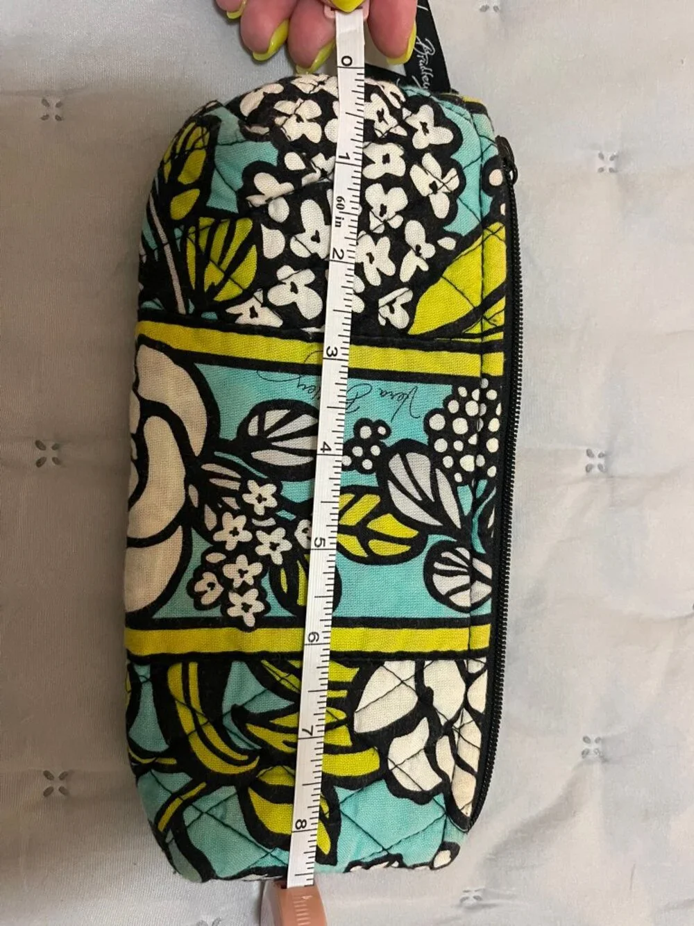 Vera Bradley Brush and Pencil Case (retired) Island Blooms